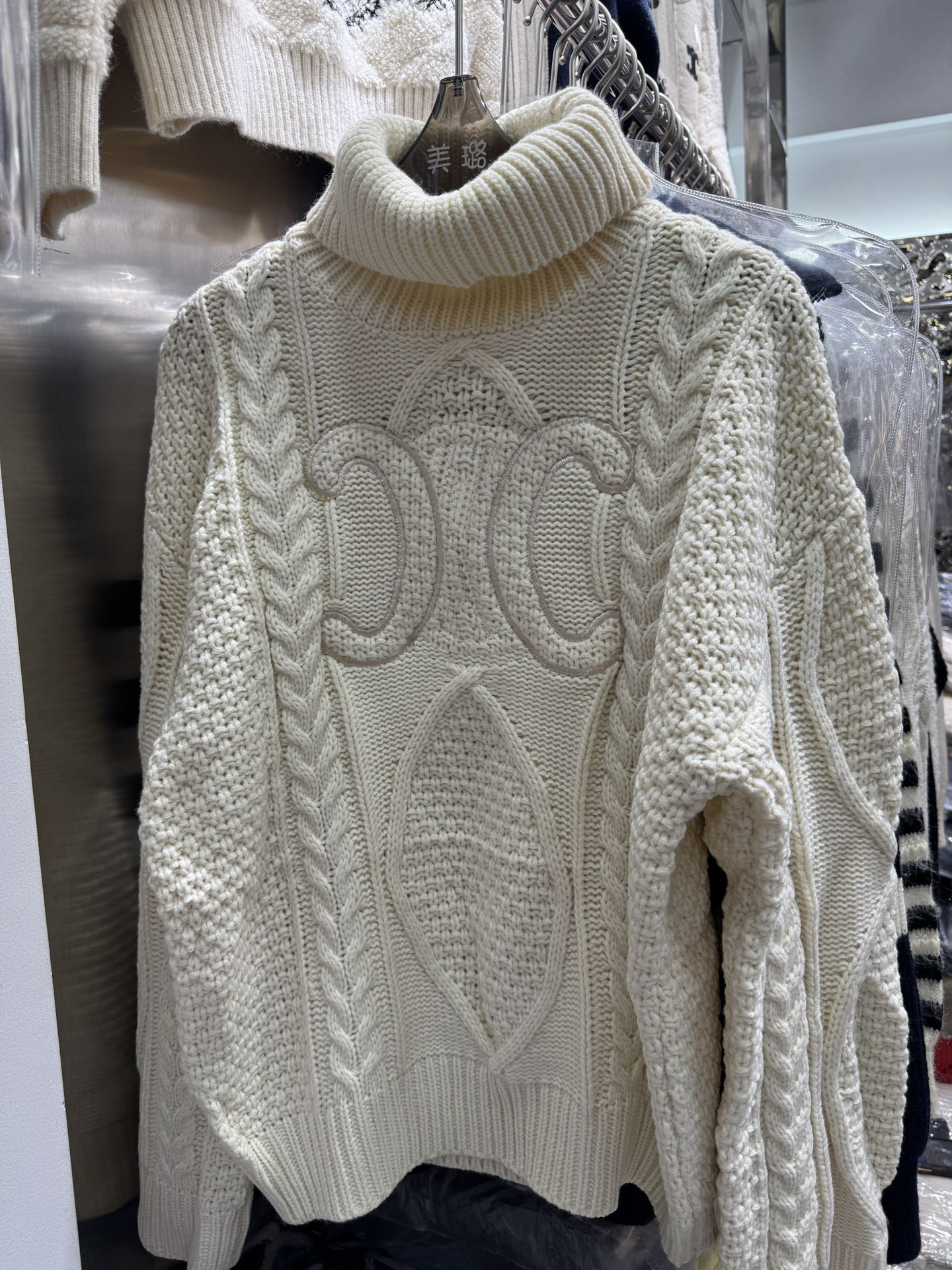 sweater designer women autumn cashmere sweater luxury brand classic long sleeve loose tops zipper hooded knitted sweater women outdoor outfit knit sweater