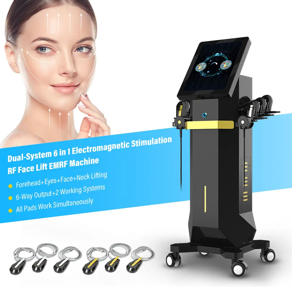 Newest Pe-Face Ems Rf Wrinkle Removal Em Pe Face Lifting Beauty Machine For Salon