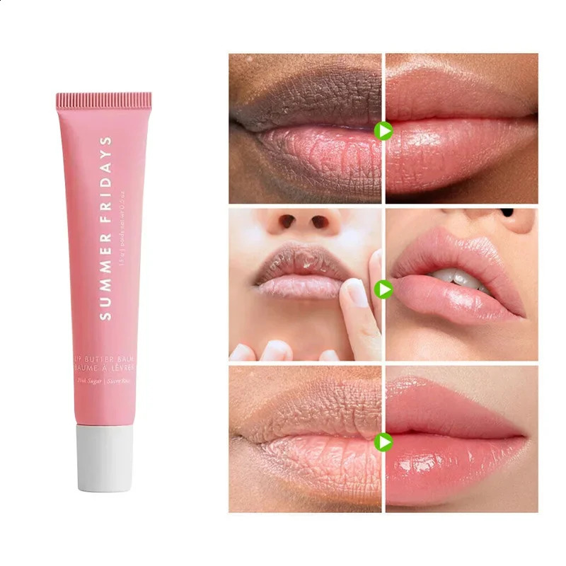 Summer Lip Moisturizing Lip Balm Care 15ml Lip Balm Smoothing Lip Lines Lasting Nourishment For Women Daily Care Makeup Lipcare 240925