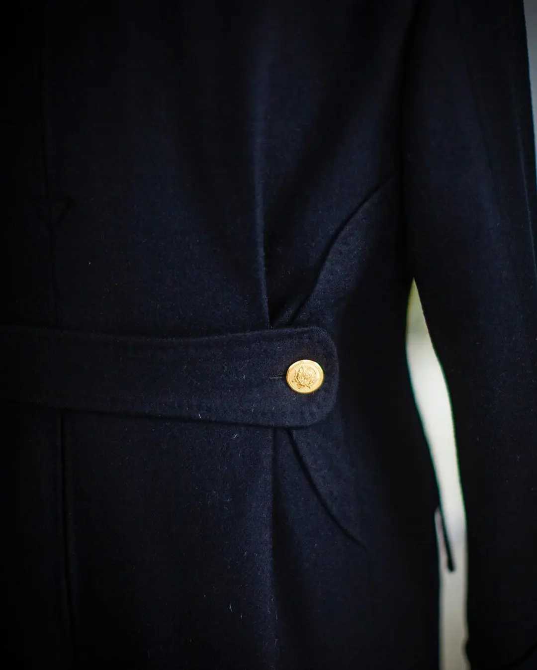 Navy Blue England Style Woolen Overcoat Mens Thick Plus Double Breasted Long Coat Casual Winter Fashion Warm JacketX241005