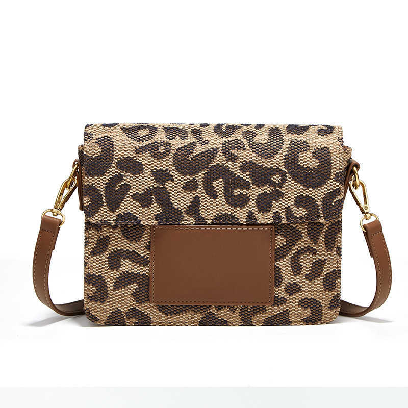 CMM Leopard Print Womens Armpit Bag Autumn Winter New Stylish and High End Shoulder Versatile Crossbody Small Square Bag