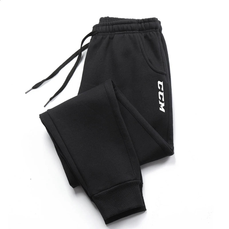 Autumn And Winter CCM Mens Clothing Trousers Fashion Drawstring Casual Pants Jogging Sports Harajuku Style Sweatpants 240930
