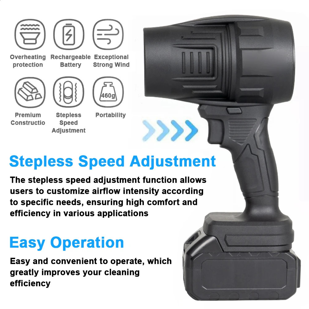 Handheld 1000W turbofan 500g thrust high-power blower strong wind mini turbojet fan handheld blower 240930