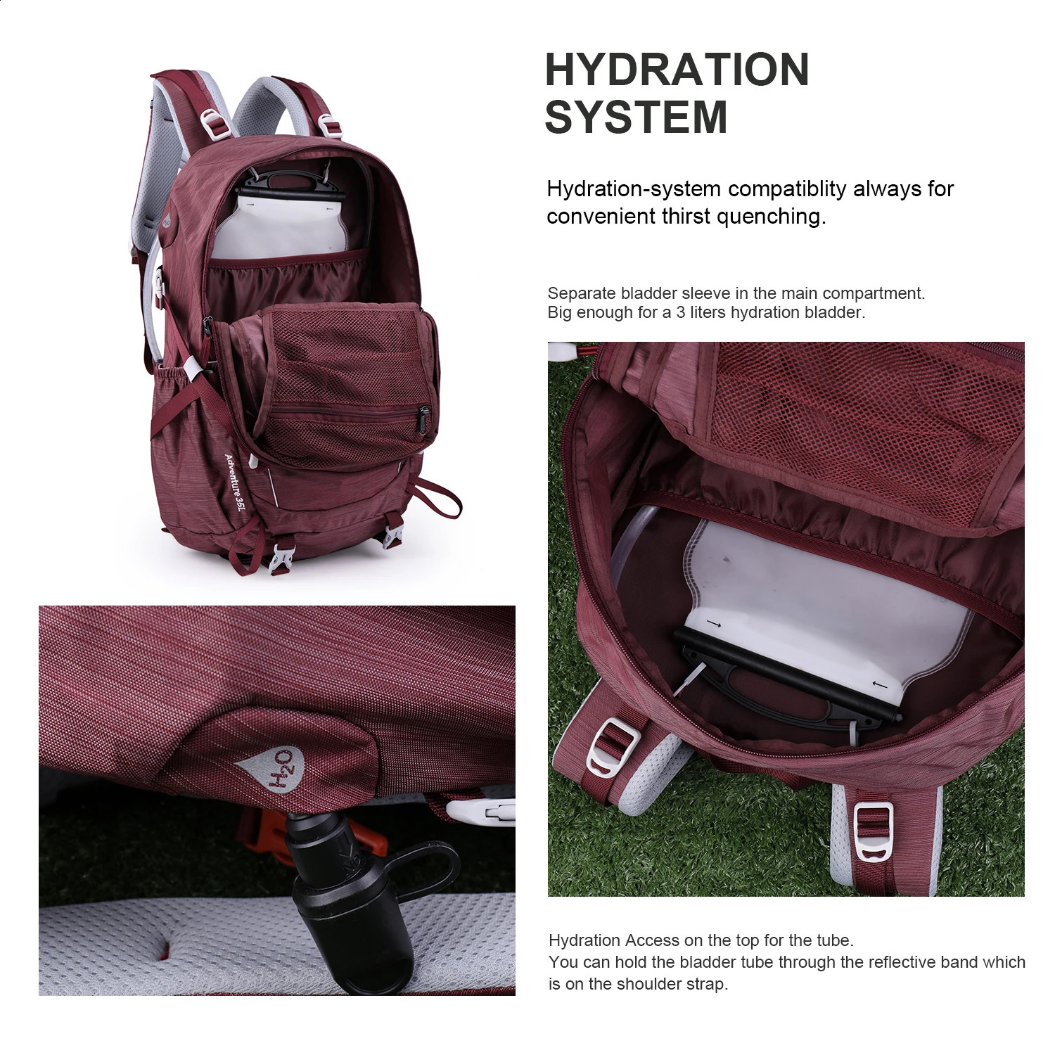 Mountaintop 35L travel backpack camping 241008