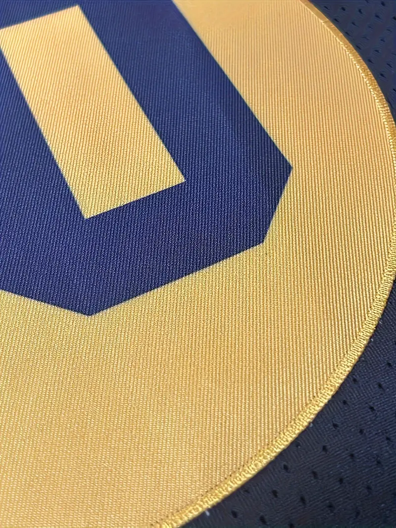 #10 Love Comfy V-Neck Football Jersey Navy Blue Mesh Embroidery for Training and Competition Breathable Moisture-Wicking Short Sleeve Top for Active j