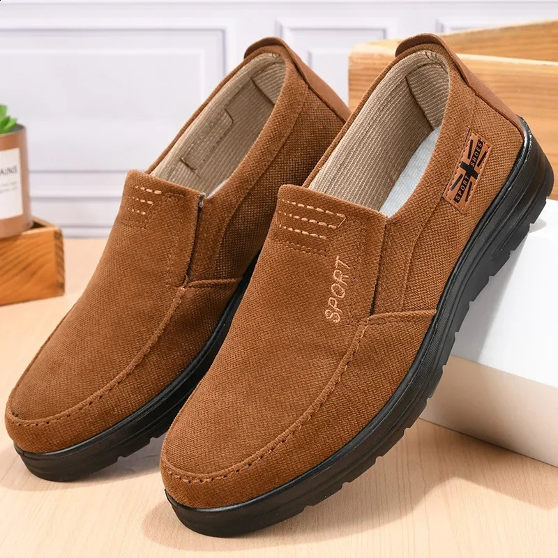 and old Beijing cloth shoes mens shoes breathable mens shoes soft sole anti slip casual size 48 sports shoes ww 241008