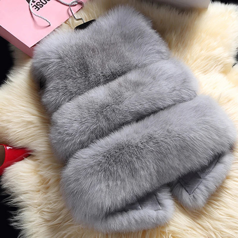 HJQJLS Autumn/Winter Thick Warm Artificial Fur Vest Womens High Quality Fashion O-neck Short Fur Coat Womens Jacket Camouflage Coat 240923