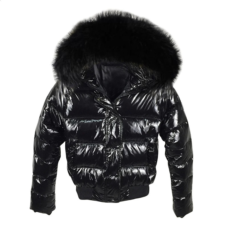 Fur Womens Parka Casual Short Outwear 2024 Autumn Hooded Coat Female Winter Jacket Waterproof Down Jackets And Coats 240930Z