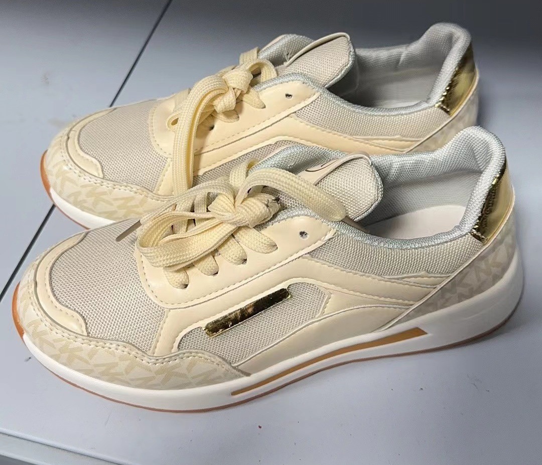 2024 New Style Women Wedges Sneakers Lace - Up Breathable Sports Casual Platform Female Footwear Ladies Vulcanized Shoes