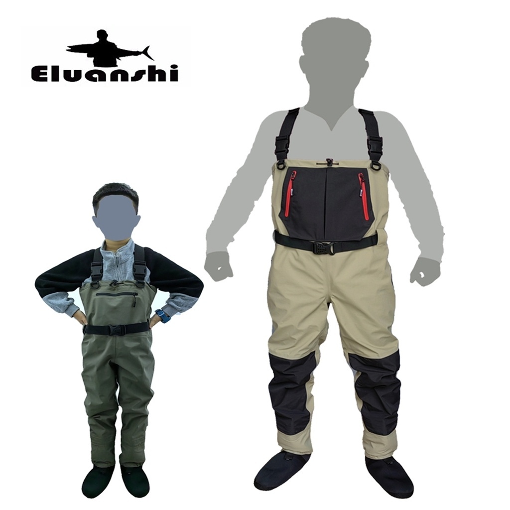2022 Fly Fishing Children To Adults Waders Neoprene Foot For Men Raft Hunting Quick-Dry Waterproond Breathable