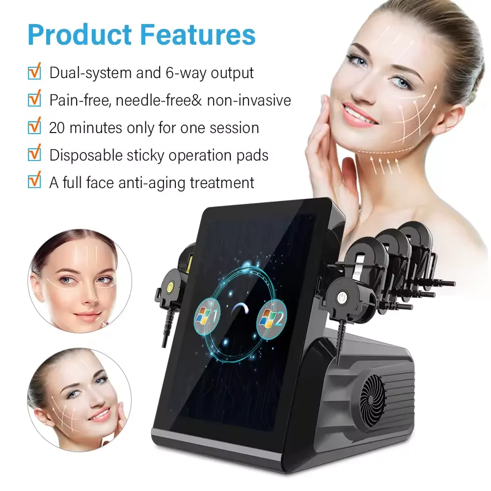 Newest Pe-Face Ems Rf Wrinkle Removal Em Pe Face Lifting Beauty Machine For Salon