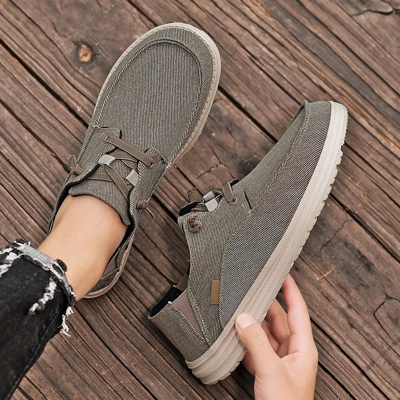 mens casual shoes breathable canvas shoes lightweight mens vulcanized shoes soft flat shoes outdoor mens sports shoes ww 241008