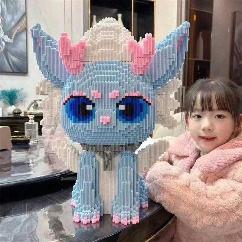 Water Dragon Princess Building Blocks for ChildrenSmall ParticlePuzzle Assembly ToyOrnament Gift for GirlsNew50cm W250102