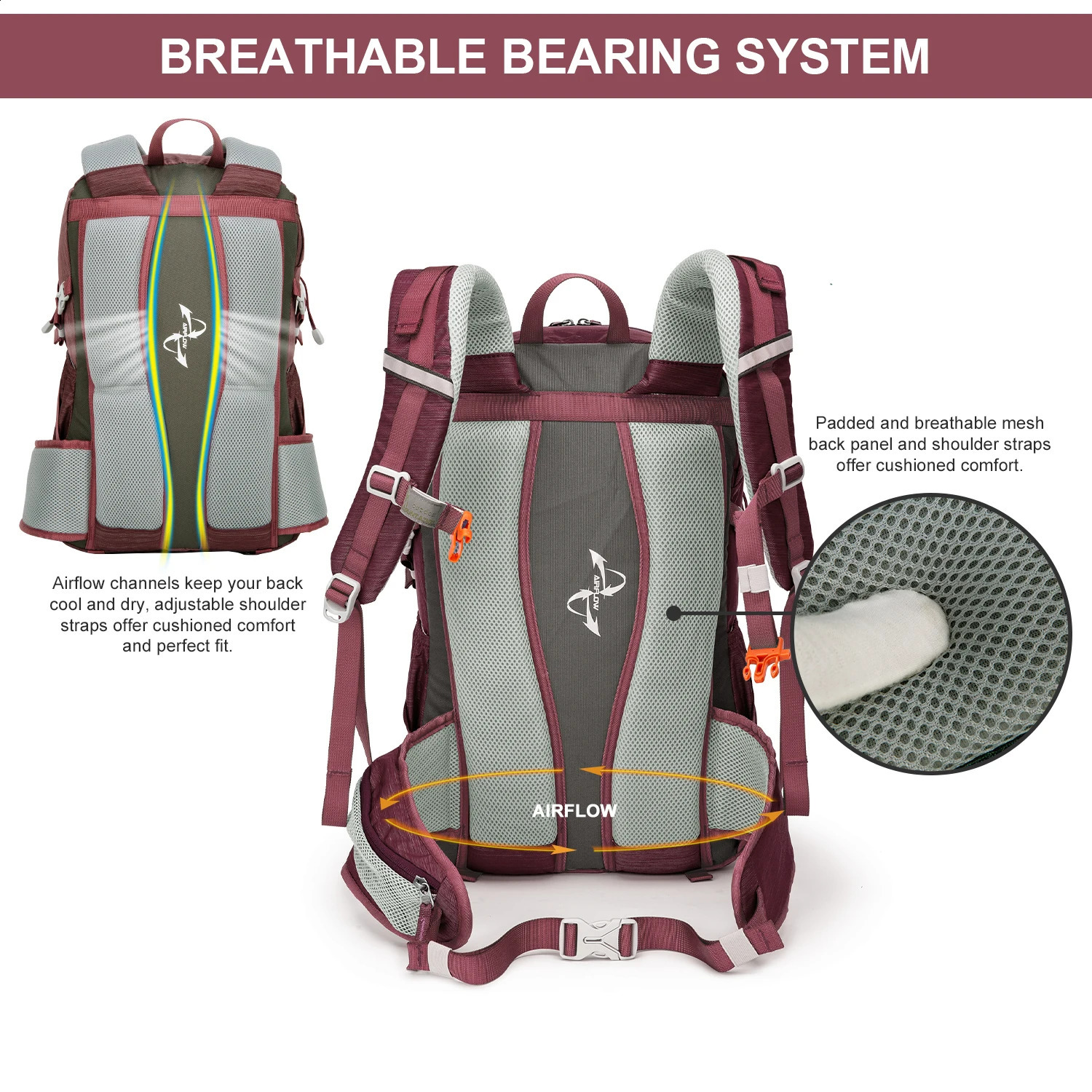 Mountaintop 35L travel backpack camping 241008