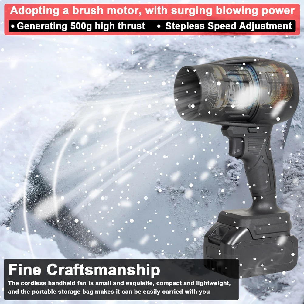 Handheld 1000W turbofan 500g thrust high-power blower strong wind mini turbojet fan handheld blower 240930