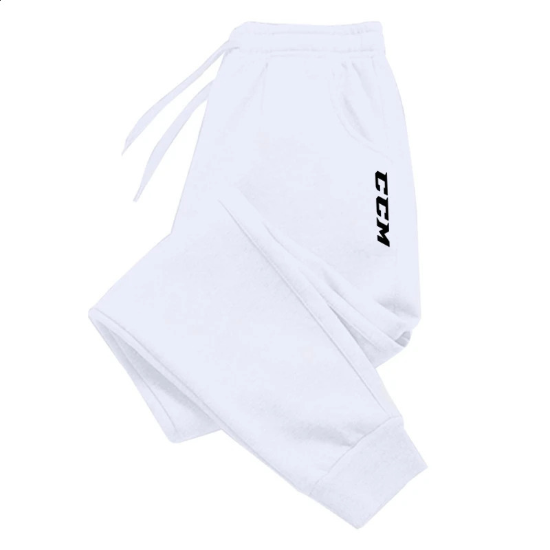 Autumn And Winter CCM Mens Clothing Trousers Fashion Drawstring Casual Pants Jogging Sports Harajuku Style Sweatpants 240930
