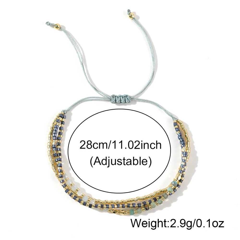 1 Go2boho Boho Fashion Twisted Surfer Bead Bracelet Luxury Bead Jewelry Lucky Summer Beach Gift W241004