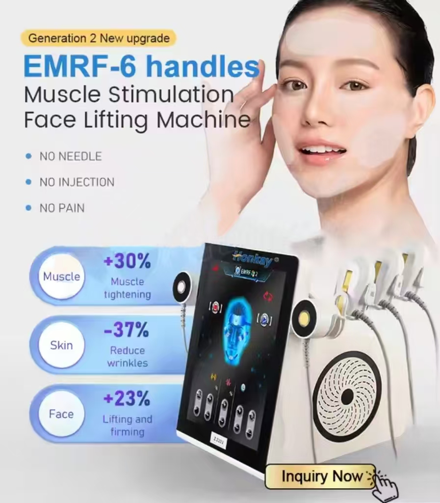 Newest Pe-Face Ems Rf Wrinkle Removal Em Pe Face Lifting Beauty Machine For Salon