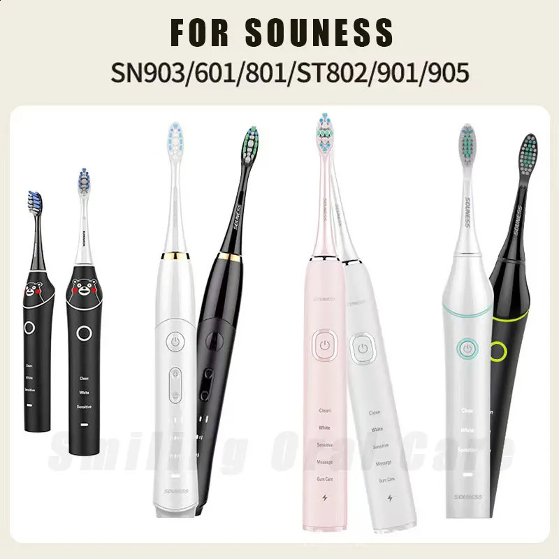 Replace Souness electric toothbrush head SN903/K01/ST802/ST903/SN901/ST903/ST905 DuPont soft brush head 240927