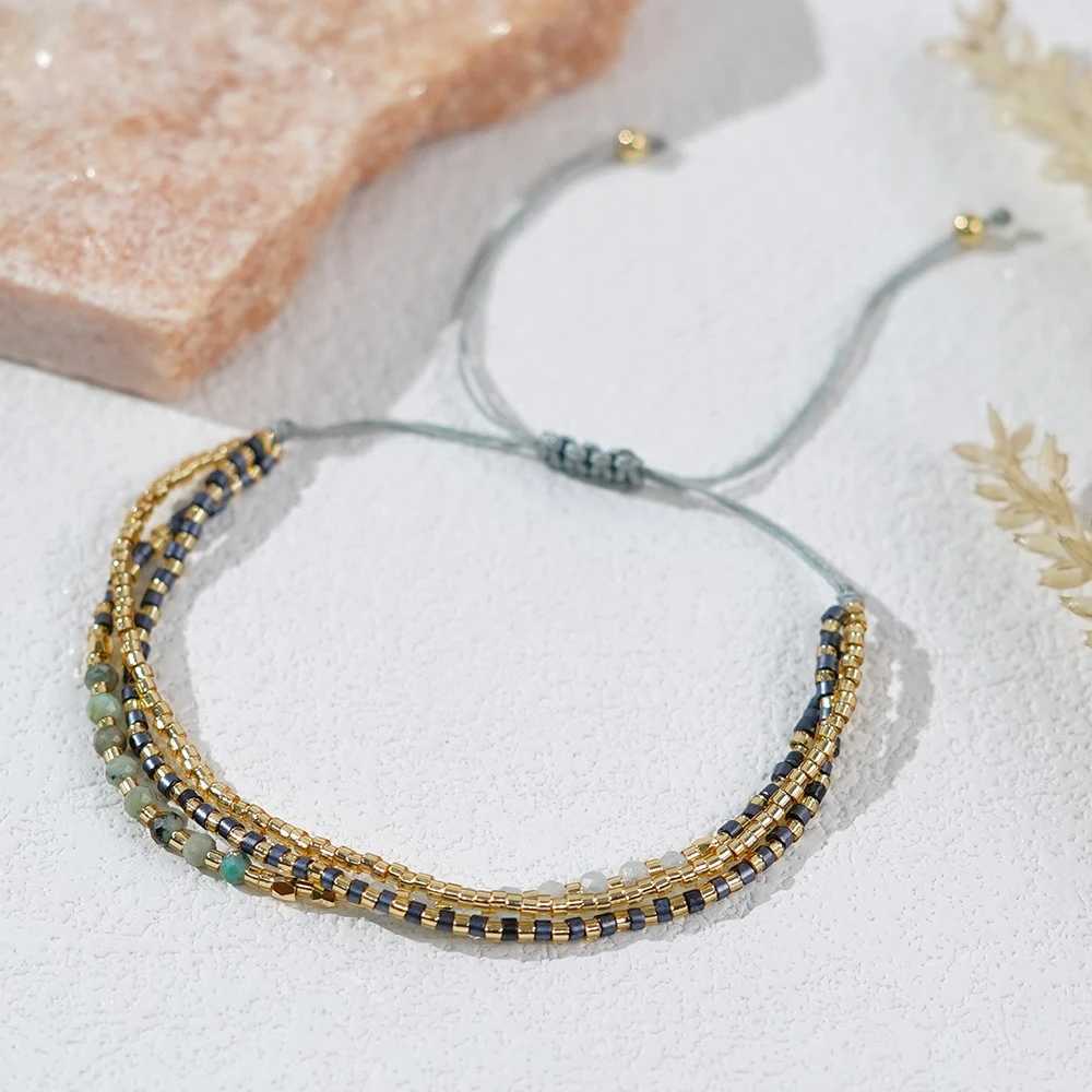 1 Go2boho Boho Fashion Twisted Surfer Bead Bracelet Luxury Bead Jewelry Lucky Summer Beach Gift W241004