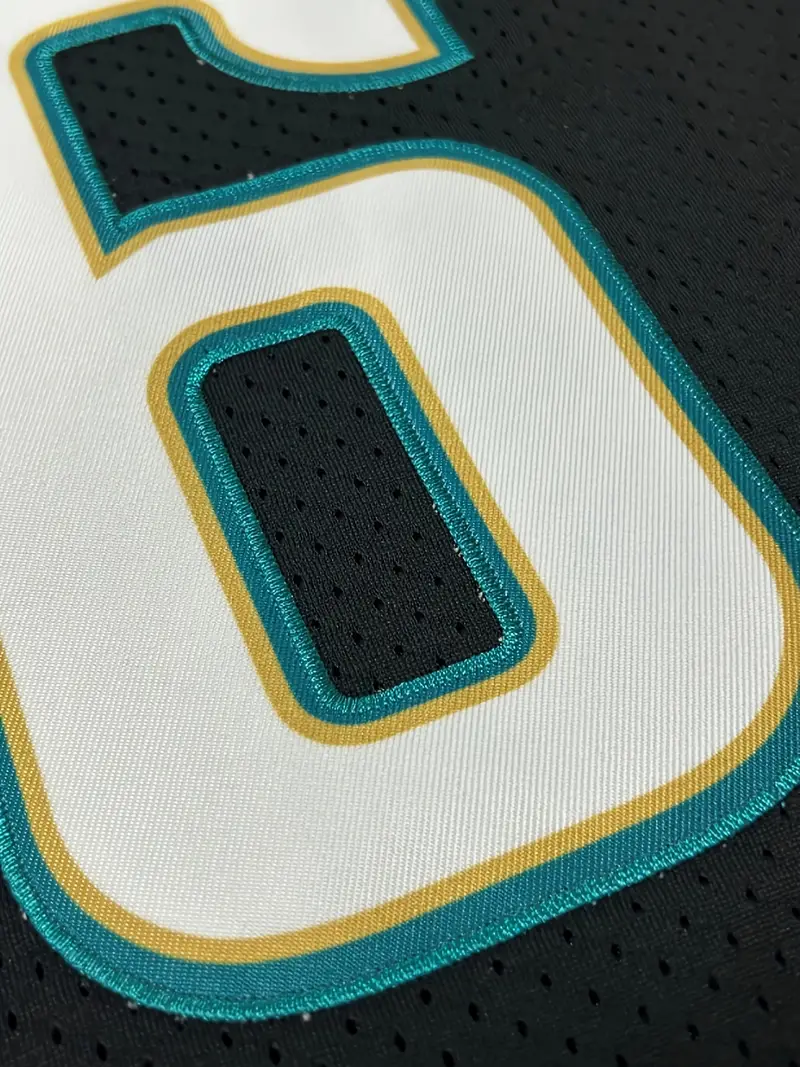 #16 Trevor Lawrence Comfy V-Neck Football Jersey Black Mesh Embroidery for Training and Competition Breathable Moisture-Wicking American Football Shir