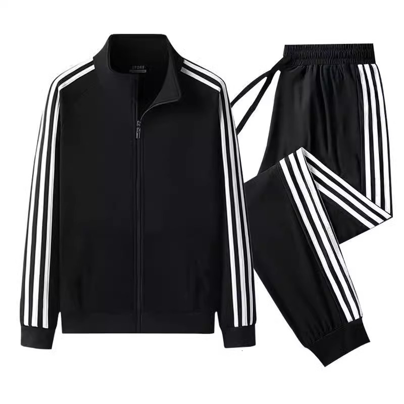 Autumn casual sports suit men's hoodie couple suit Spring and Autumn thin jacket plus size sportswear men and women