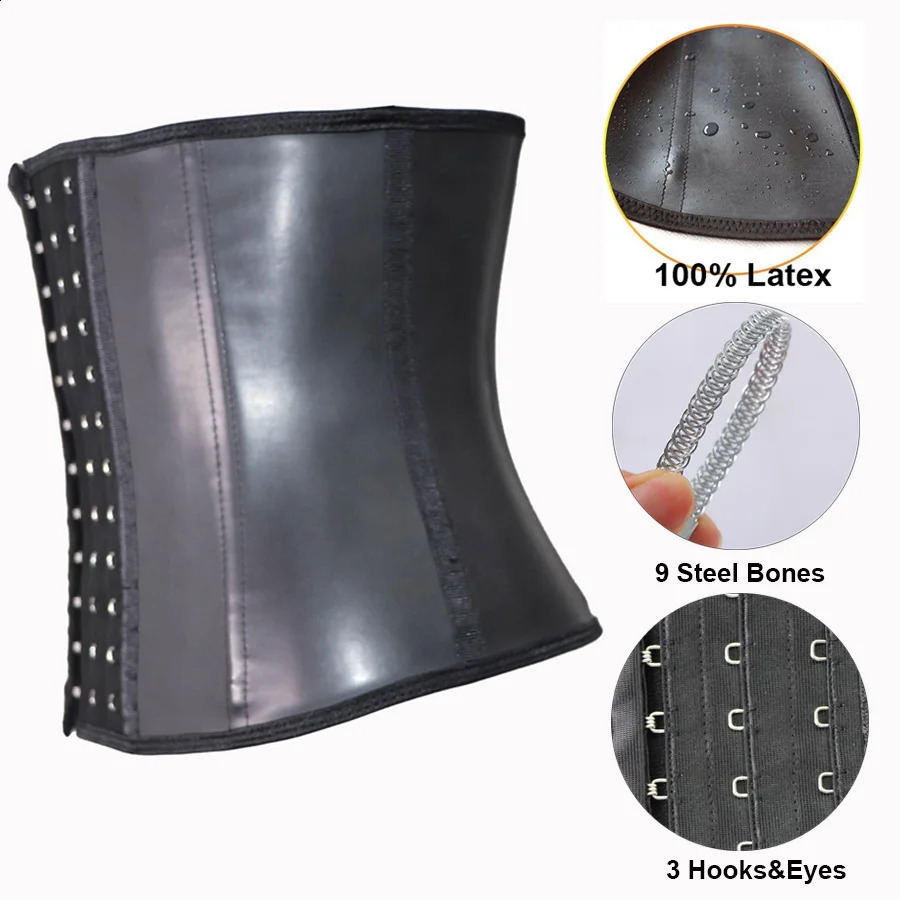 modeling strap short torso Latex waist trainer body shapewear Belt women Slimming Underwear XXS waist trainer sheath slimming 240923