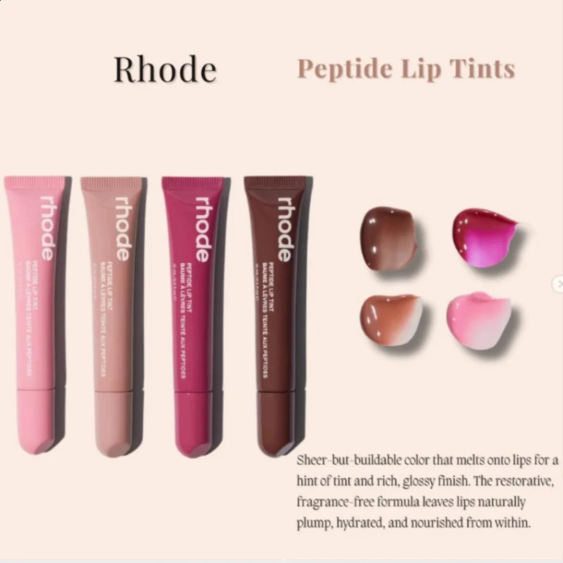 8 Colors Moisturizing Gloss Lip No Sticky Ribbonpeach Pit Color Sexy Lip Gloss Liquid Lipstick Original Last Lip Balm 240925