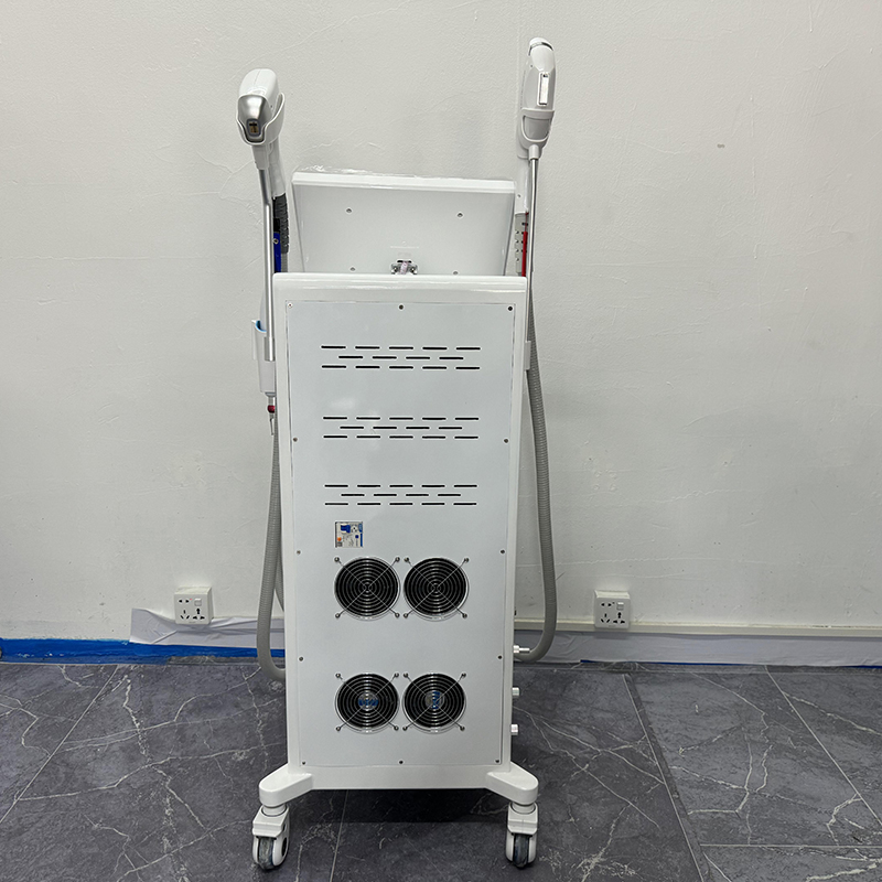 Newest 3 IN 1 Nd Yag Laser Tattoo Removal Beauty Device Fast Hair Removal With IPL Skin Rejuvenation Pigmentation Correctors Machine Equipment