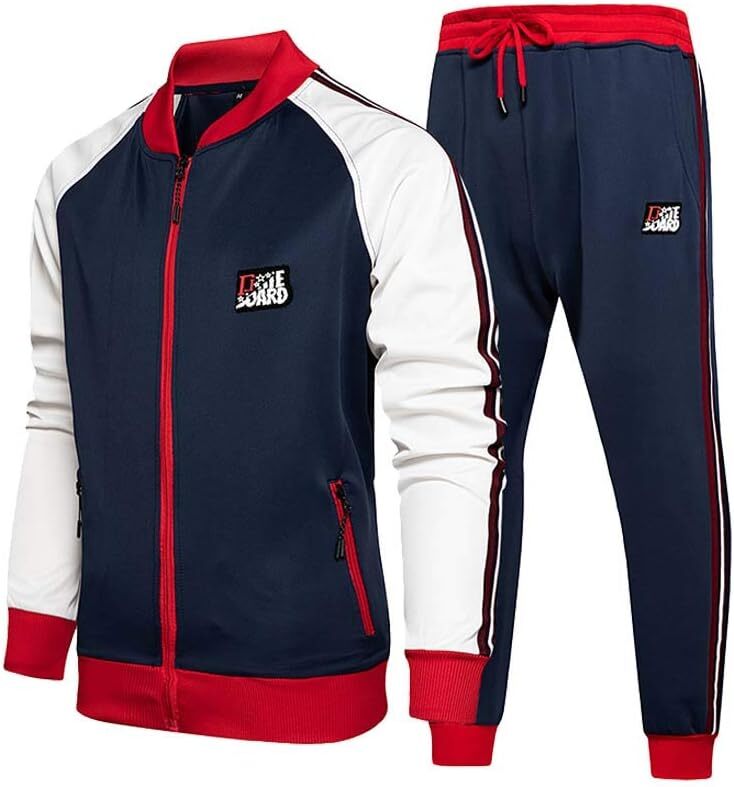 designer tracksuit men's sports clothing 2piece set casual long sleeved sports suit full zipper sports jogging suit
