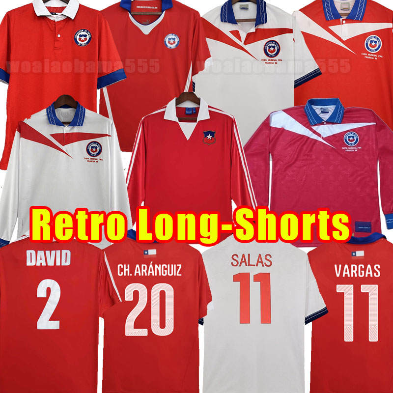 2015 16 Chile Soccer Jerseys: Vintage 82 97 98 14 Home Away Retro Football Shirts Shirt Vintage Classic antique Collection CALCIO for Men 1982 1998 long short sleeve