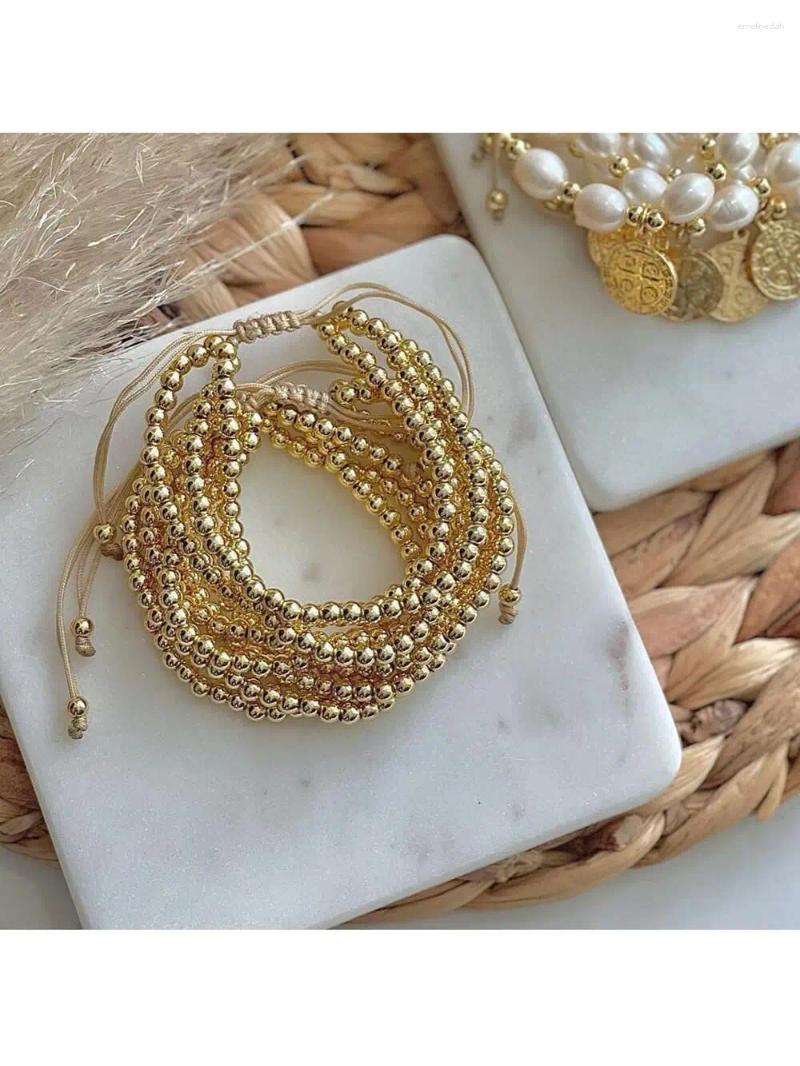 Beaded Bracelets for Women, Adjustable Handmade Strand Bohemian Jewelry 4