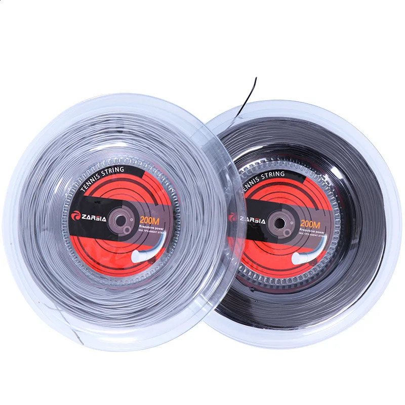 Nylon tennis rope 200m steel wire diameter 16G/1.35mm 45-60 lbs tennis racket soft rope tennis accessories 240921