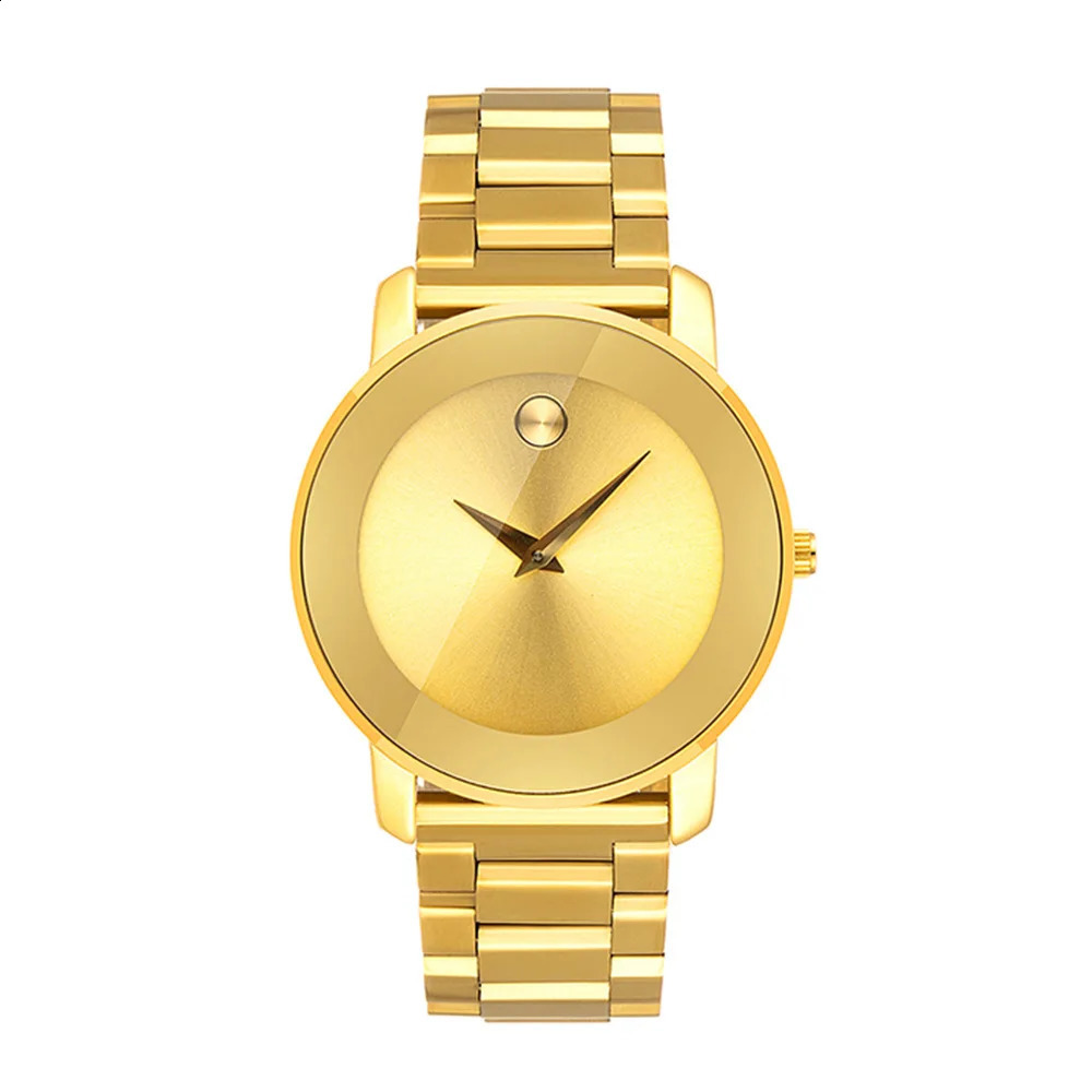 UTHAI W80 Watch For Men Gold Classic Ultra Thin Males Watches Clock Business Waterproof Fashion Quartz Wristwatch 240925 - view 7