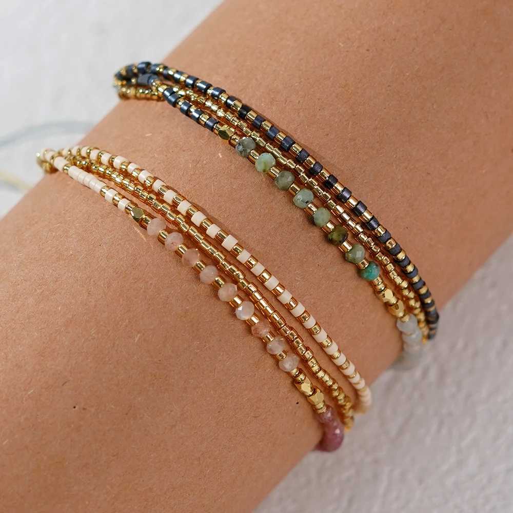 1 Go2boho Boho Fashion Twisted Surfer Bead Bracelet Luxury Bead Jewelry Lucky Summer Beach Gift W241004