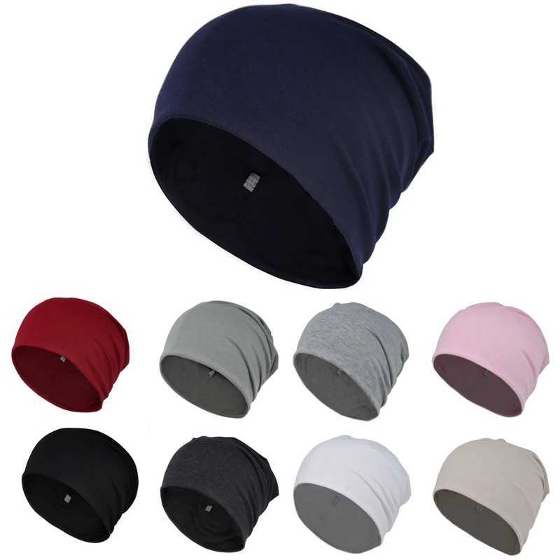 Womens Plain Color Beanie Spring Summer Casual Cotton Thin Solid Slouchy Beanies for Men Hip Hop Skullies Beanies Ladies HatX241005