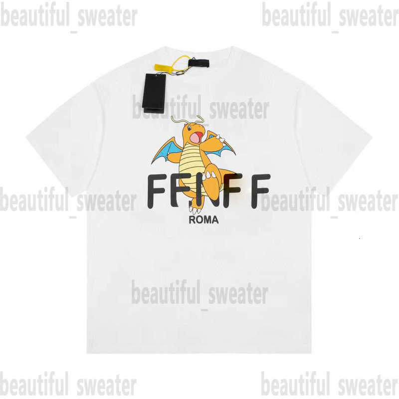 Men's T-Shirts designer of 2024 summer luxury dragon pattern short sleeved T-shirt for both men women YYV2