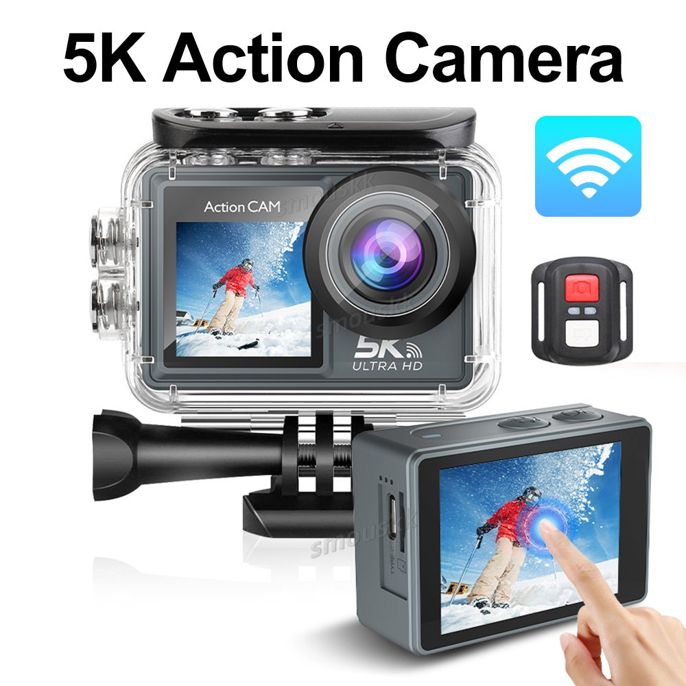 5k Sports Camera 4k Anti-shake Pre-recorded HD Wifi Outdoor Wireless Shooting Cycling Diving Camera
