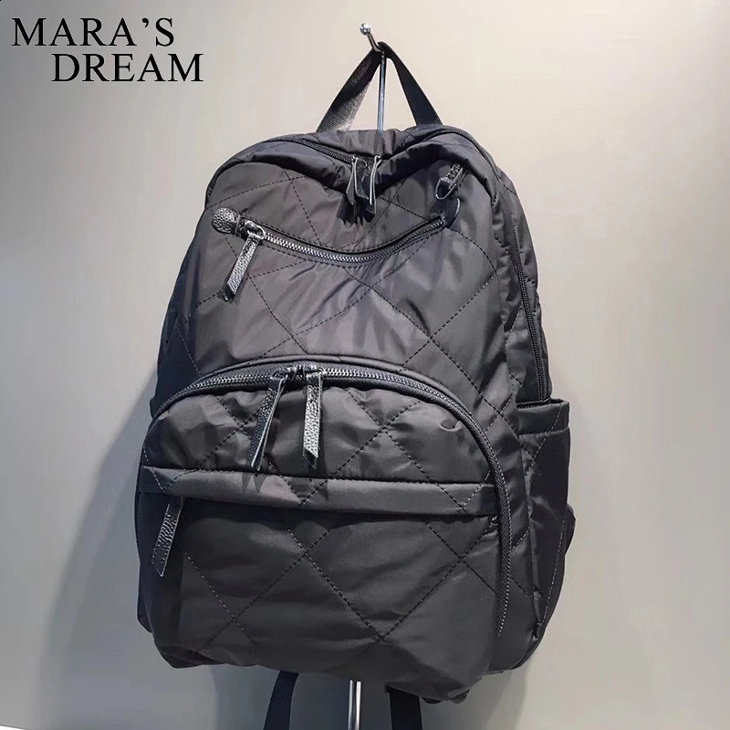 Maras Dream Unisex Waterproof Nylon Backpack Women Large Capacity Travel Leisure Bag Men Camouflage Zipper Student 240925