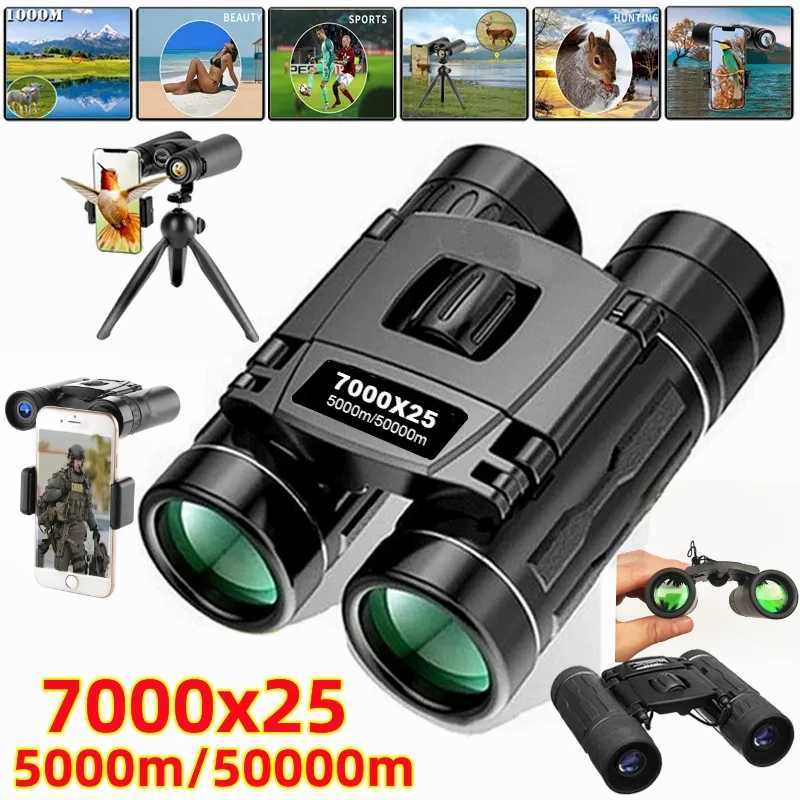HD Telescope Professional Powerful Binoculars Long Distance Portable Single Mode FMC BAK4 Outdoor Camping Hiking Hunting Optics W241004