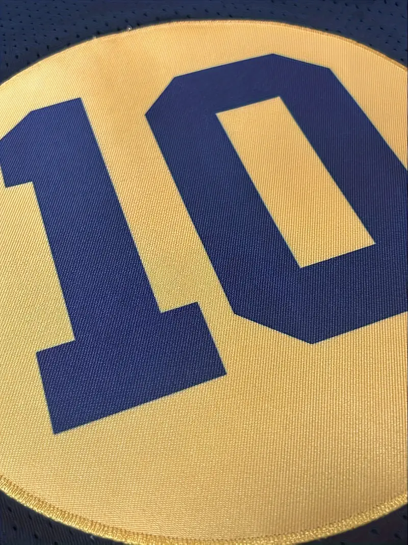 #10 Love Comfy V-Neck Football Jersey Navy Blue Mesh Embroidery for Training and Competition Breathable Moisture-Wicking Short Sleeve Top for Active j