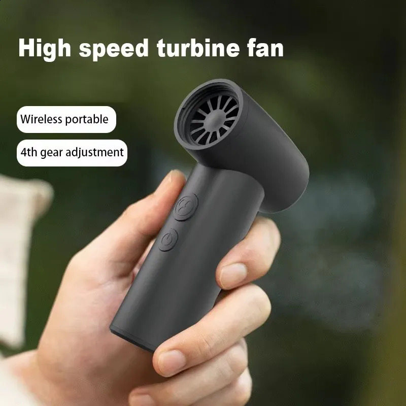 Charging wireless mini hair dryer power high-speed hair dryer household large hair dryer mini turbojet fan 240930