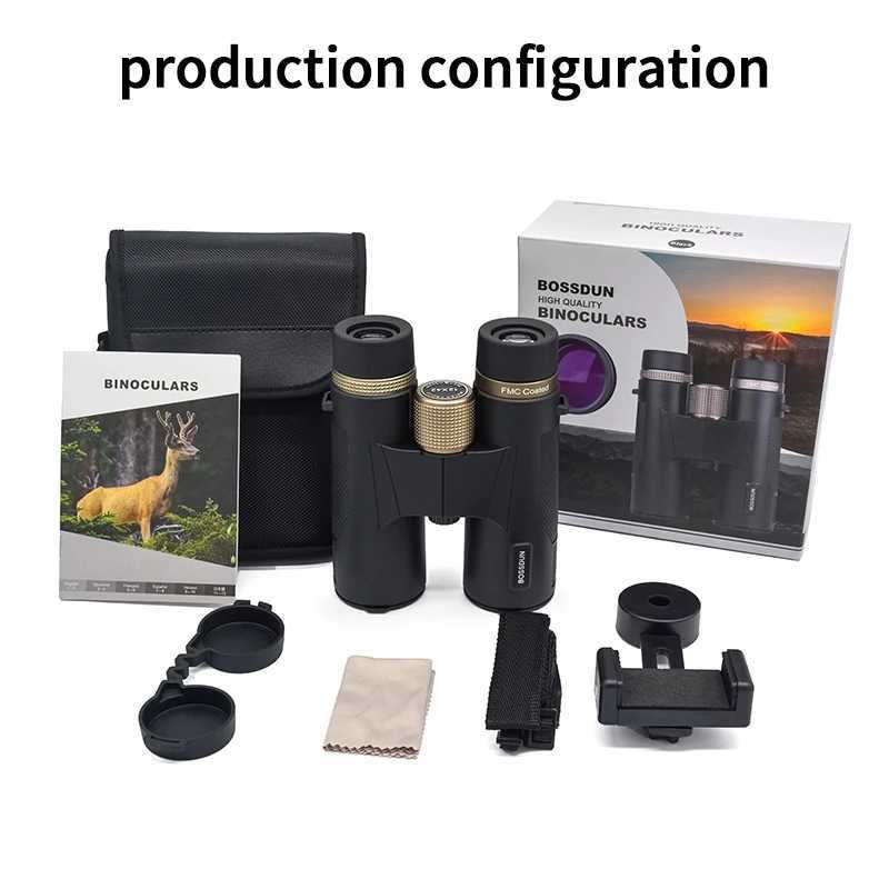 12x42 Professional Binoculars ED Lens BAK4 Prism Waterproof Metal Telescope Outdoor Bird Watching Camping Hunting W241004