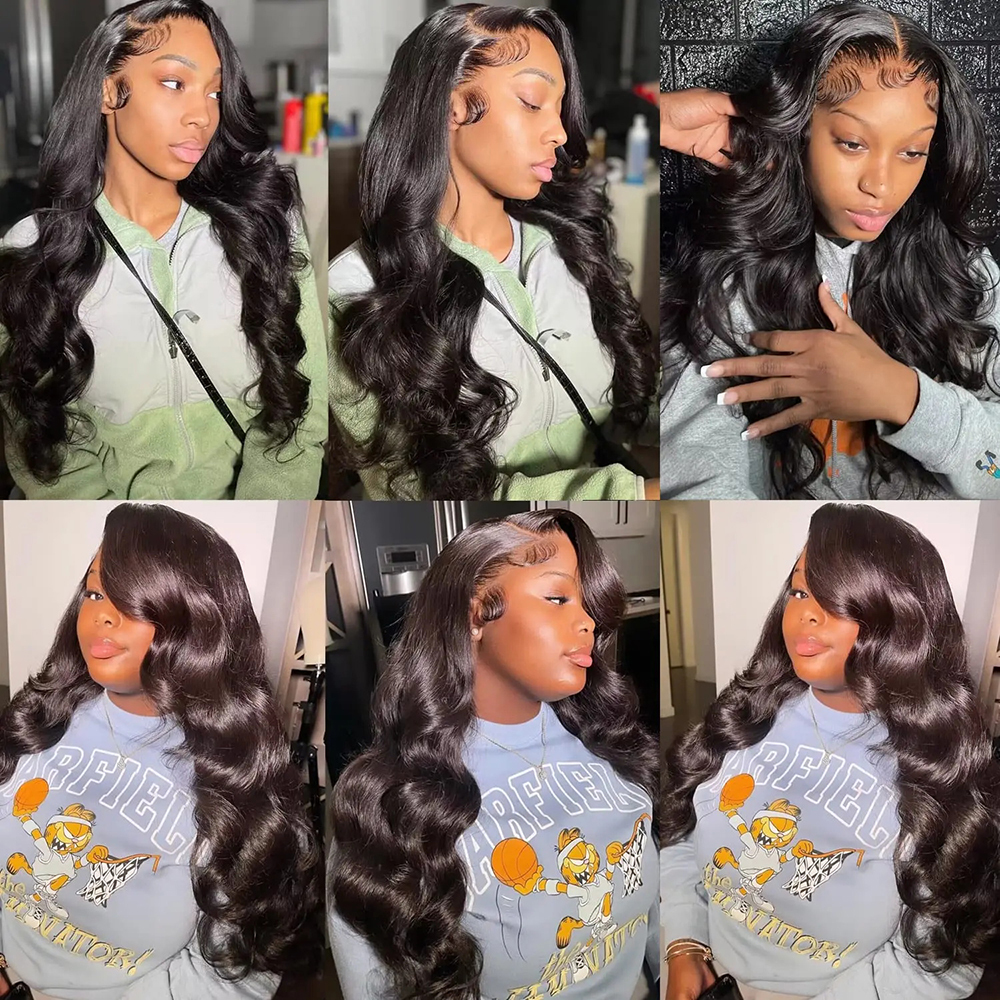30 Inch Body Wave HD Lace Brazilian Double Drawn Raw Human Hair Bundles With Closure