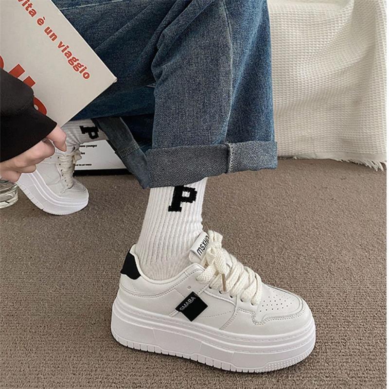 casually elegant ladies white sneakers featuring a robust outsole for warm weather fashion