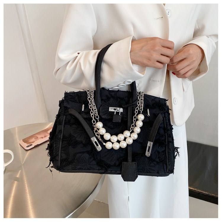 Handcrafted 2024 Autumn Denim Kelly Handbag Vintage Style | Perfect hot Fall Accessory