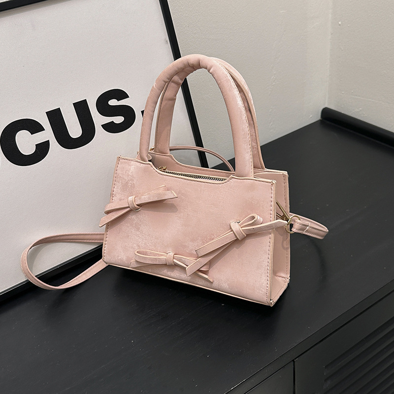 Women Shoulder Fashion Handheld Commuter Bag Versatile Triple Black Pink Khaki Free shipping