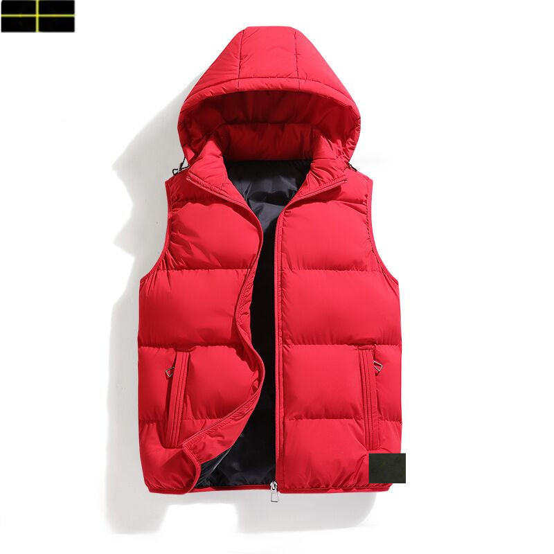 stone jacket islands cargo jumper men women Down Jackets Winter Designer Parka Vest Women Mens Parka coat White Duck Down Ladies Jacket Hood Collar Warm Outer