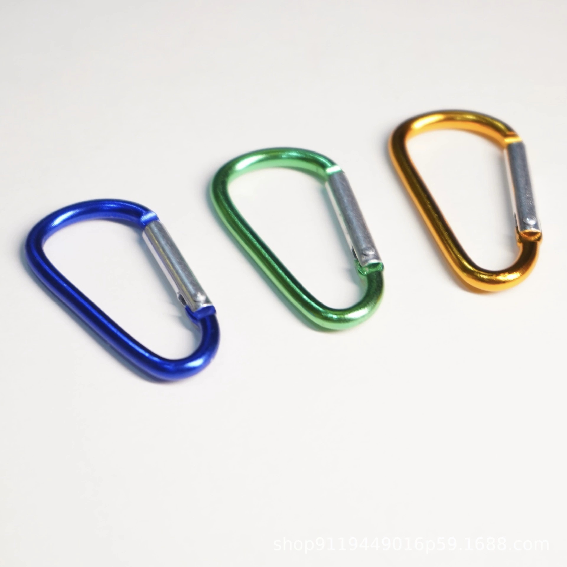 Factory Direct Supply - #7 D-Type Aluminum Carabiner for Hiking
