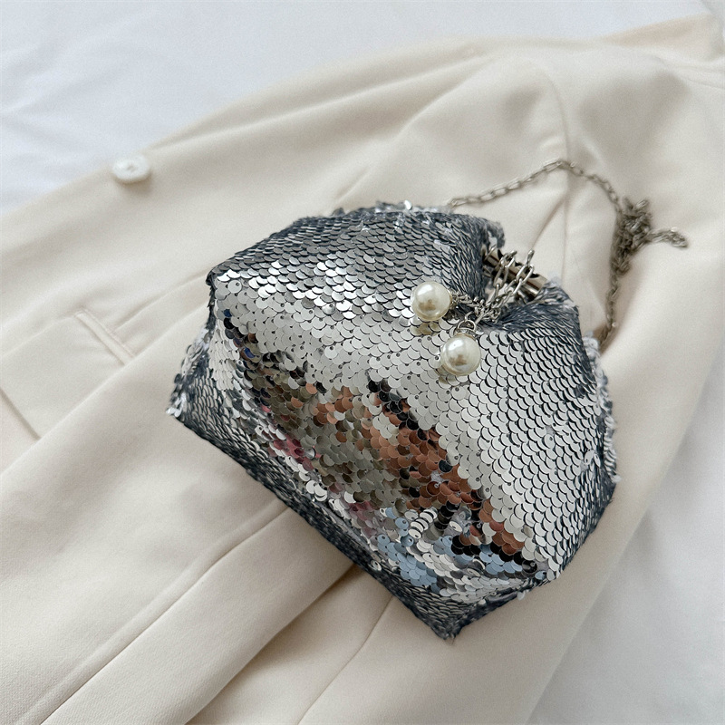 2025 Designer Fashion Shoulder 3 Women Korean Version Design Sense Simple Style Crossbody Bag Triple Black Sier Free shipping